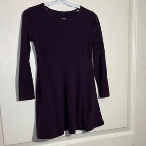 3/$15 George Dark Purple Long Sleeve Dress